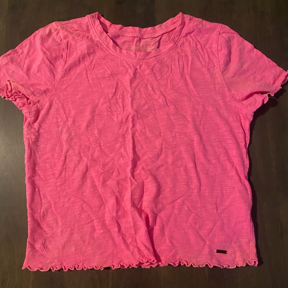 Hollister Bright Pink Short Sleeve Tee